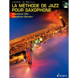 Saxophone Learning Book "La Méthode de Jazz pour Saxophone” (Alto, Baritone) - J. O'Neill (French)